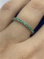 Anello Recarlo Donna Anniversary in Oro bianco Smeraldo R93GD001/SM-15